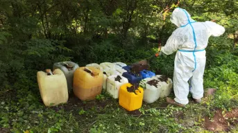 Aseguran material para fabricar metanfetamina en Sinaloa con valor de 62 mdp
