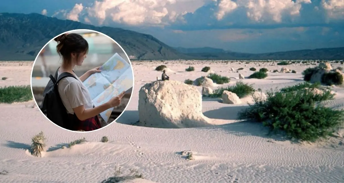Conoce el hermoso paisaje blanco que se encuentra en Coahuila. Foto: cortesía
