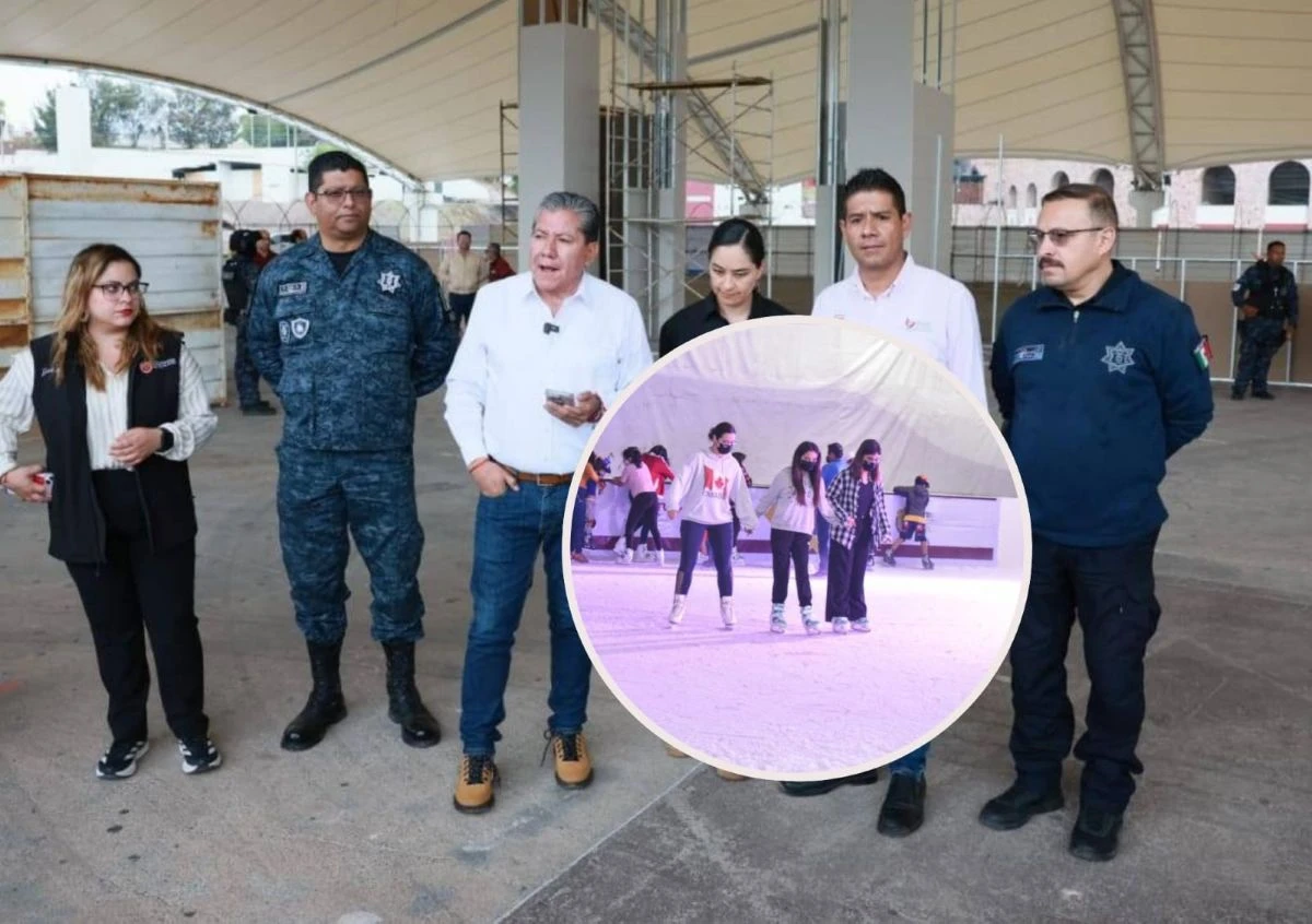 Una pista de hielo podrán disfrutar los asistentes a la Fenaza 2025. Foto: Cortesía