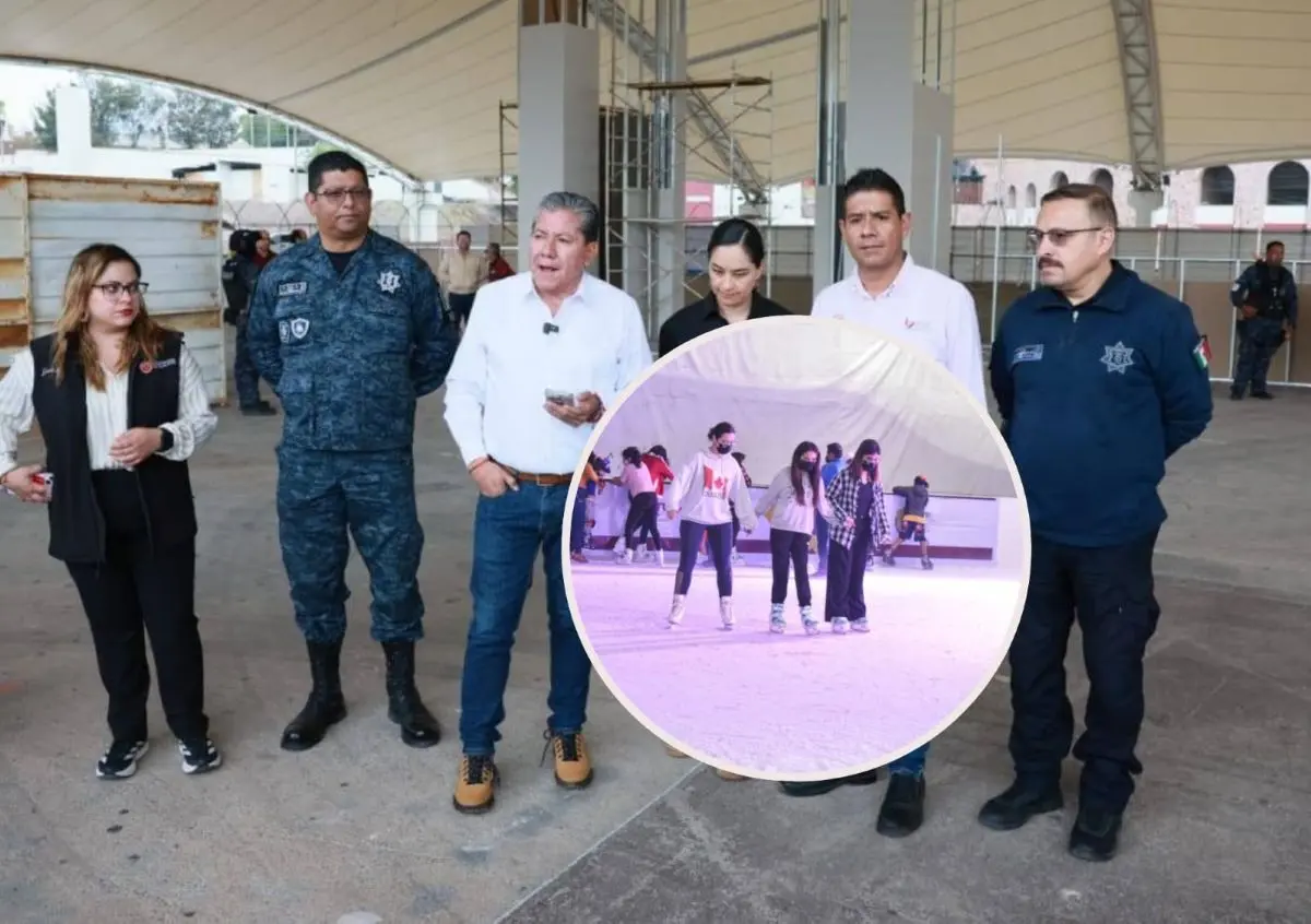 Una pista de hielo podrán disfrutar los asistentes a la Fenaza 2025. Foto: Cortesía