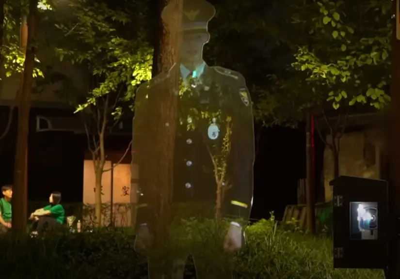 El agente holográfico es una creación de la empresa tecnológica Hologrammica. Foto: Captura de YouTube