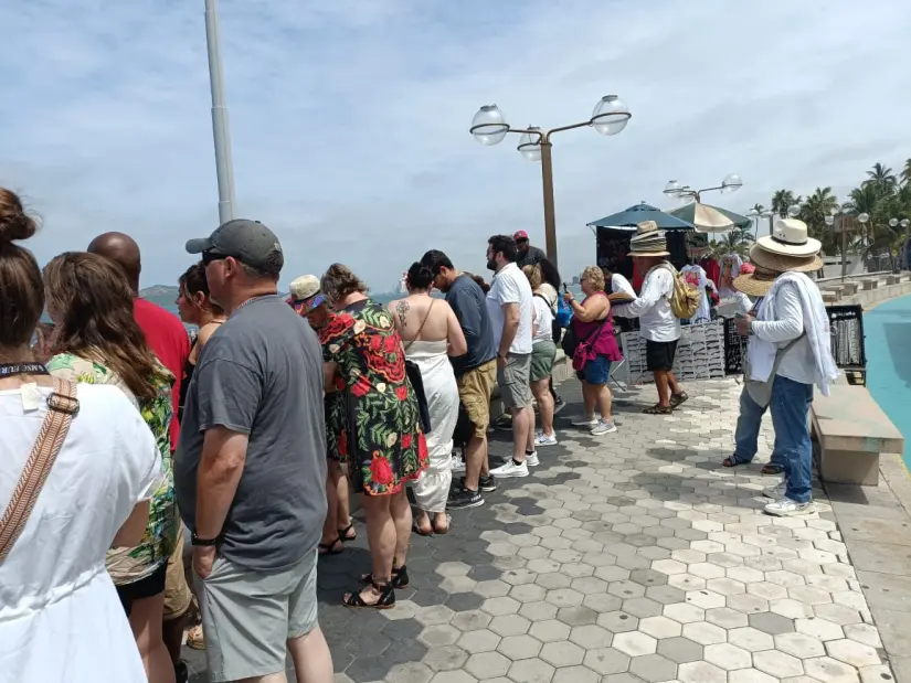 En total se suman la visita de 245,353 cruceristas. Foto: Sectur Sinaloa