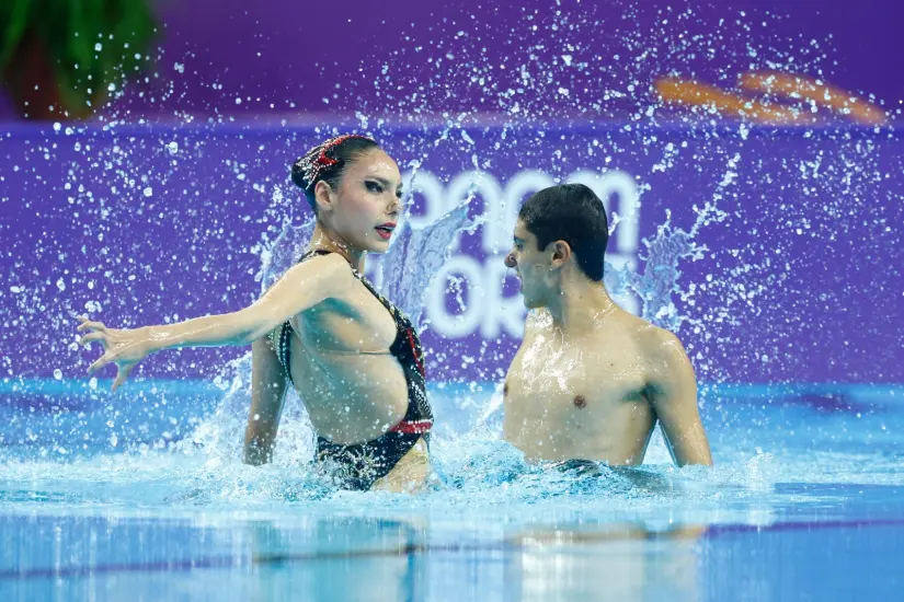 México domina la natación artística en Asunción 2025 Las competencias continuarán el sábado. Foto: CONADE