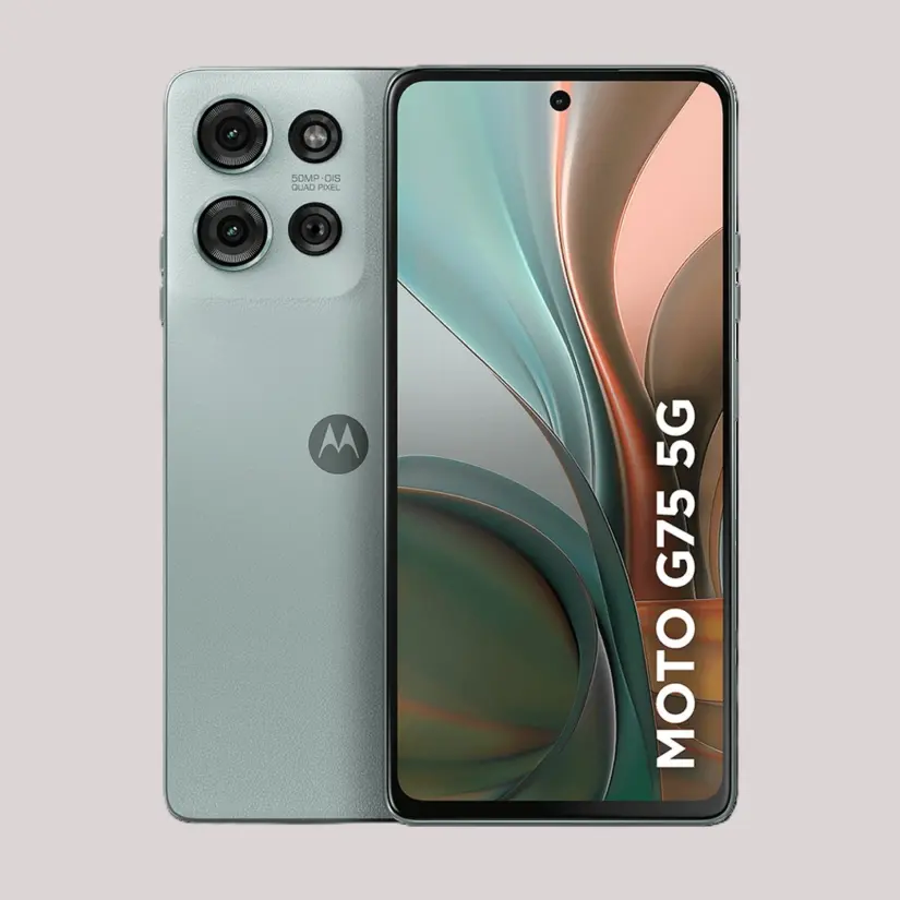 Motorola Moto G75 con cámara principal de 50 megapíxeles. Foto: Cortesía Motorola Moto G75 con cámara principal de 50 megapíxeles. Foto: Cortesía