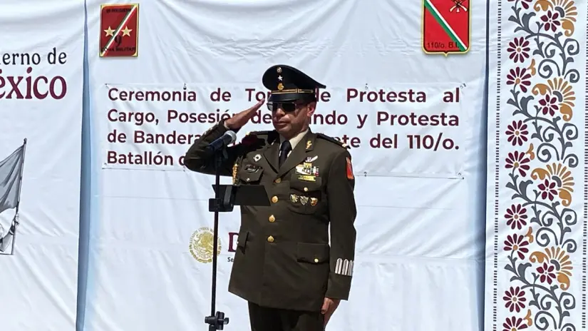 Sinuhé Téllez López, nuevo comandante del 110 Batallón en San Ignacio, Sinaloa Sinuhé Téllez López, nuevo comandante del 110 Batallón en San Ignacio, Sinaloa