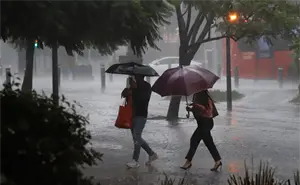 Martes lluvioso en Aguascalientes; chubascos con lluvias fuertes este 2 de septiembre