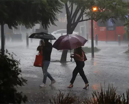 Martes lluvioso en Aguascalientes; chubascos con lluvias fuertes este 2 de septiembre