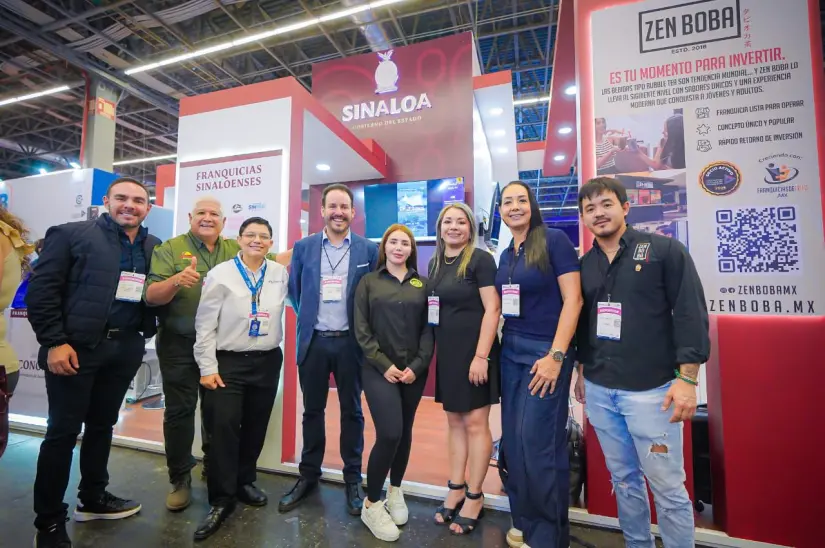 Sinaloa participa en Expo Franquicias Guadalajara 2025 La comitiva es encabezada por Ricardo Velarde Cárdenas. Foto: Gob. de Sinaloa