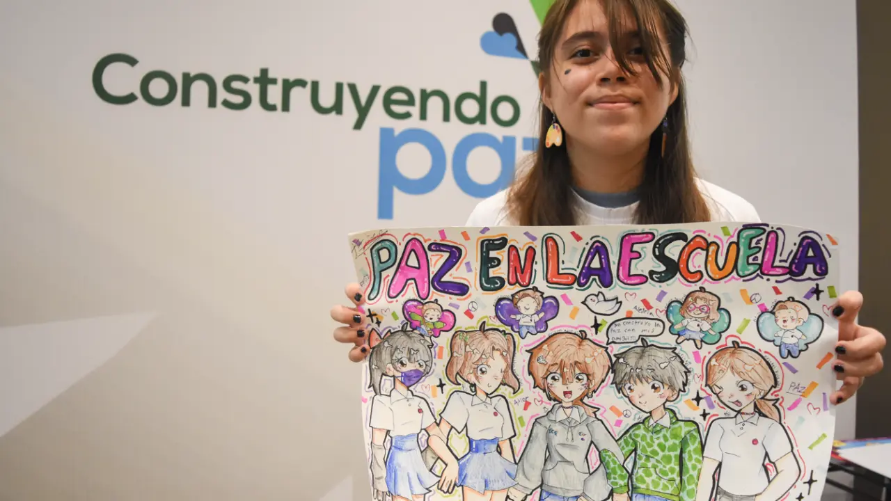 Inspírate con la historia de Kristel Rose Hernández Maturín y su mensaje de paz y amabilidad, ganadora del concurso Yo construyo Paz. Foto: Lino Ceballos.