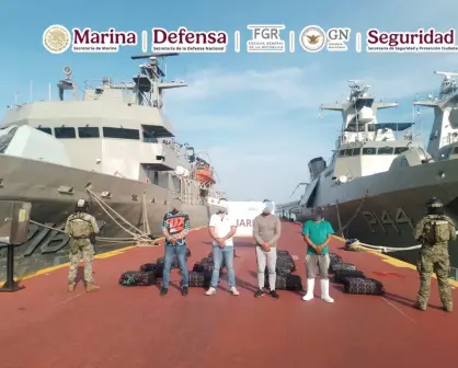 Marina asegura más de media tonelada de droga en Guerrero; es un golpe de más de 139 mdp
