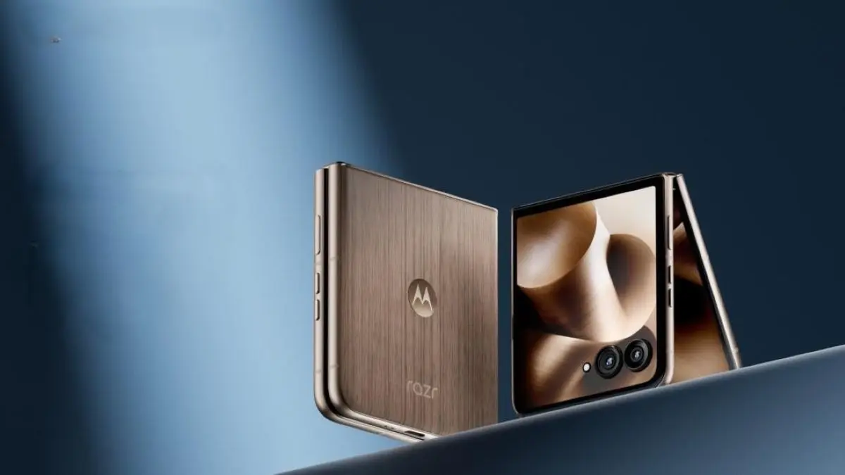 Motorola Razr 60 Ultra con doble pantalla. Foto: Cortesía