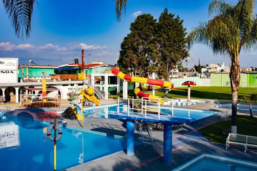 Balneario El Cristo en Cholula, Puebla. Foto: Cortesía.