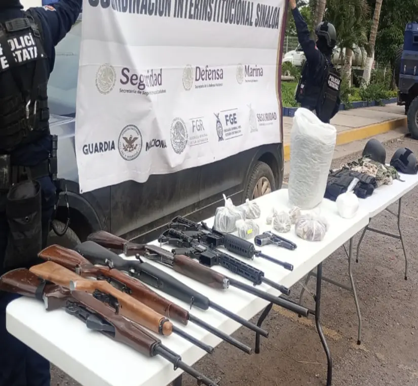 Armas decomisadas