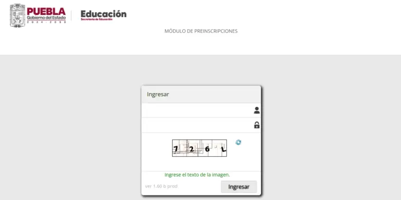 En esta plataforma se realiza el trámite para obtener la carta de asignación. Imagen: SEP Puebla