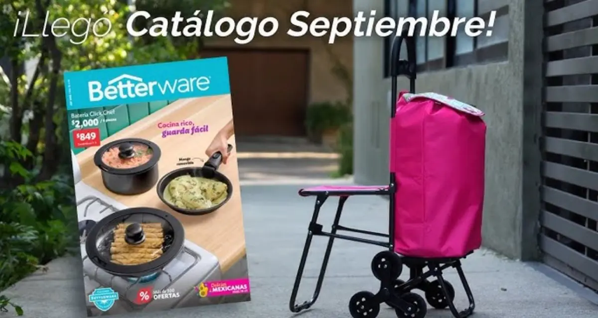 Nuevo catálogo betterware septiembre 2025. Foto: cortesía