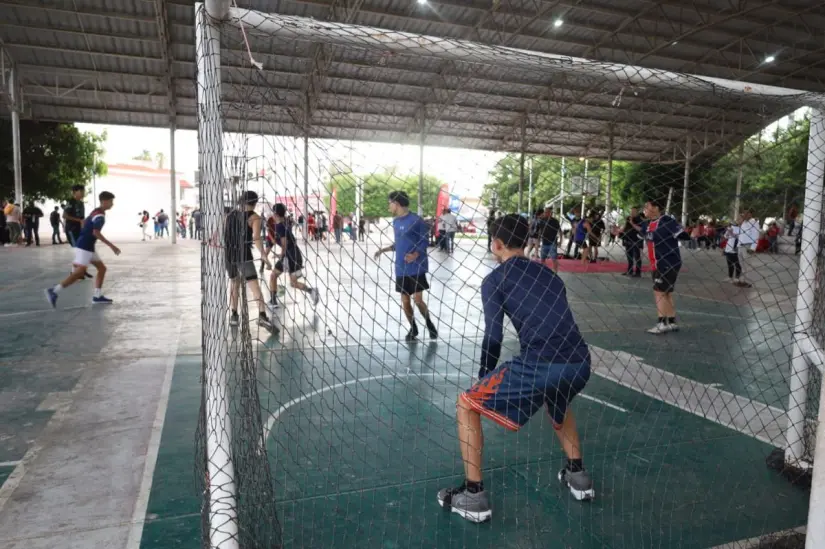 Como parte de los festejos de aniversario, se realizaron algunos torneos deportivos. Foto: Cortesía.