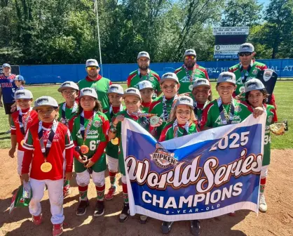 ¡Pequeños guerreros, grandes campeones! Selección mexicana conquista Serie Mundial de Béisbol infantil