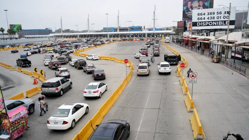 Con el objetivo de agilizar el tráfico en la garita de Otay 1, se busca activar la nueva garita Otay 2 en Tijuana. Foto: Cortesía. Con el objetivo de agilizar el tráfico en la garita de Otay 1, se busca activar la nueva garita Otay 2 en Tijuana. Foto: Cortesía.