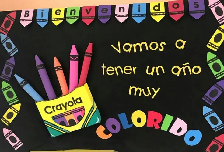 Diseño de periódico mural para el nuevo ciclo escolar. Foto: Pinterest Diseño de periódico mural para el nuevo ciclo escolar. Foto: Pinterest.
