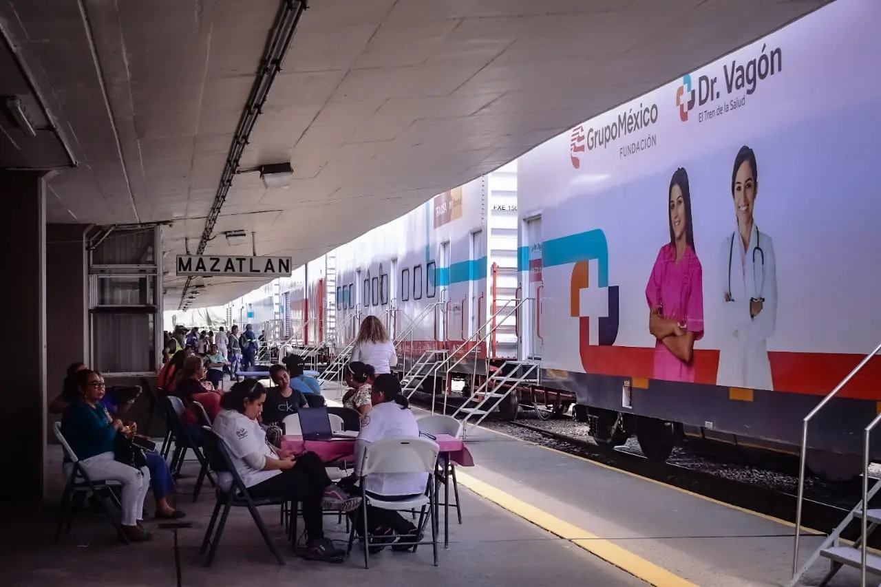 El Tren de la Salud está en Mazatlán