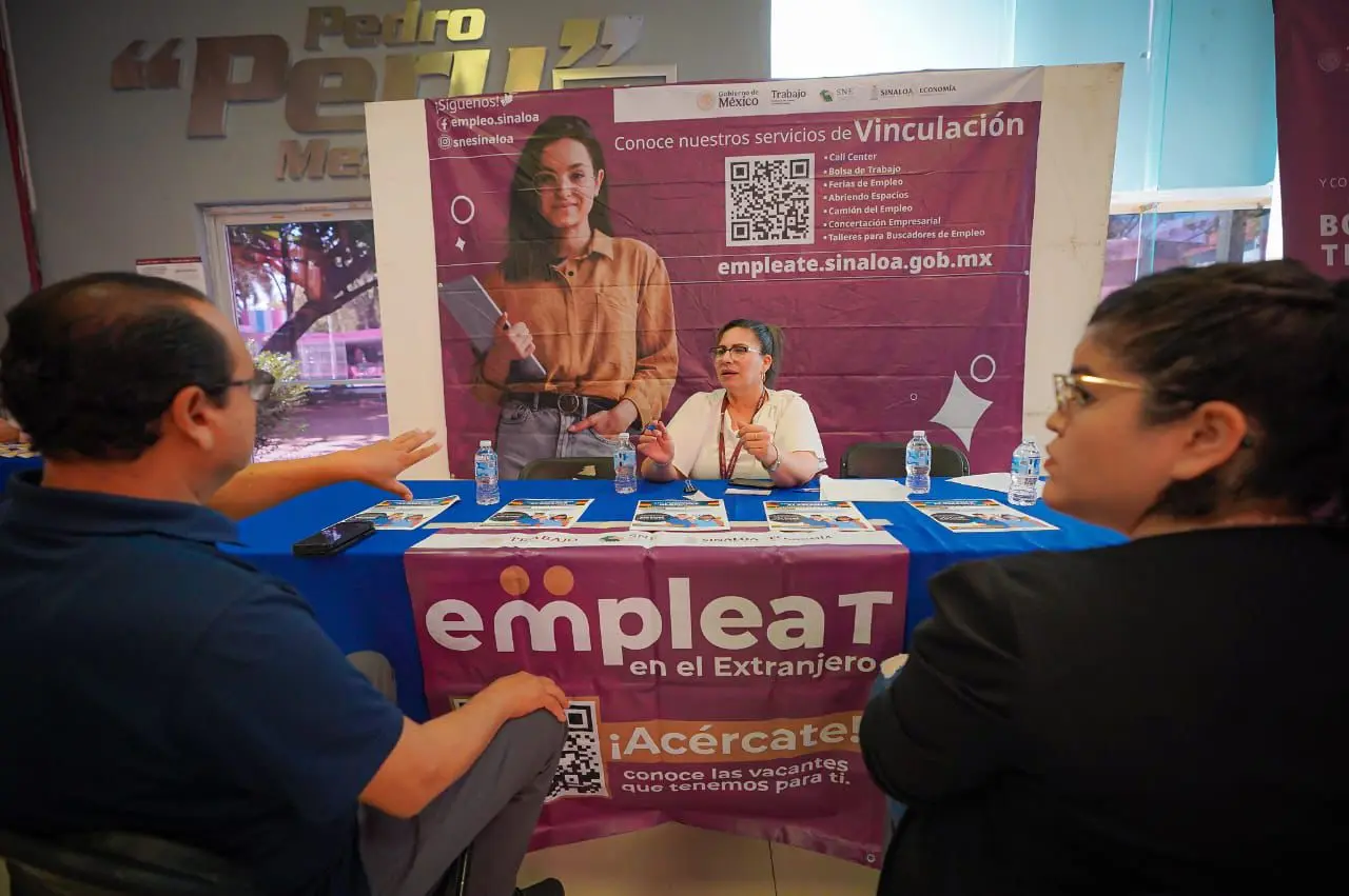 Feria Nacional de Empleo para las Juventudes en Sinaloa.