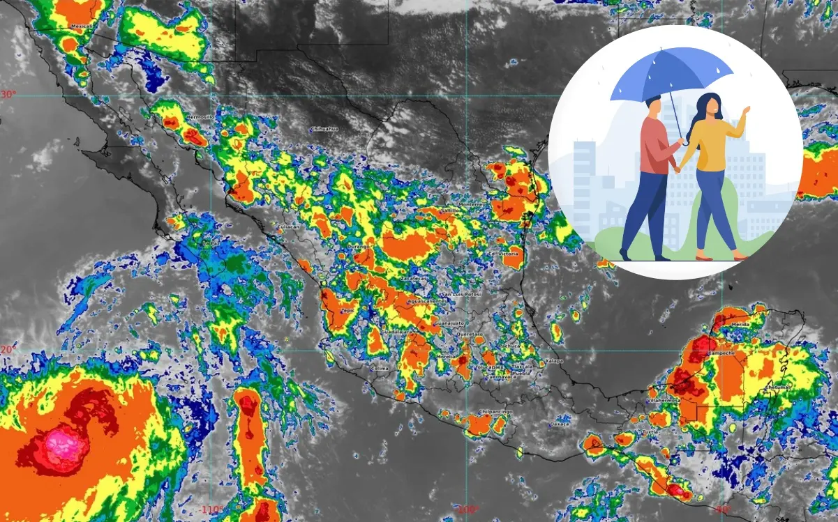 Continúa la temporada de lluvias 2025 con intensidad en México.