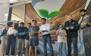 Un mural que siembra solidaridad y paz en el Banco de Alimentos de Culiacán