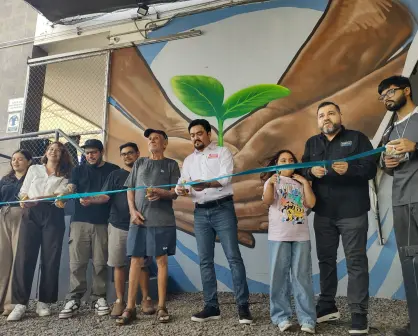 Un mural que siembra solidaridad y paz en el Banco de Alimentos de Culiacán