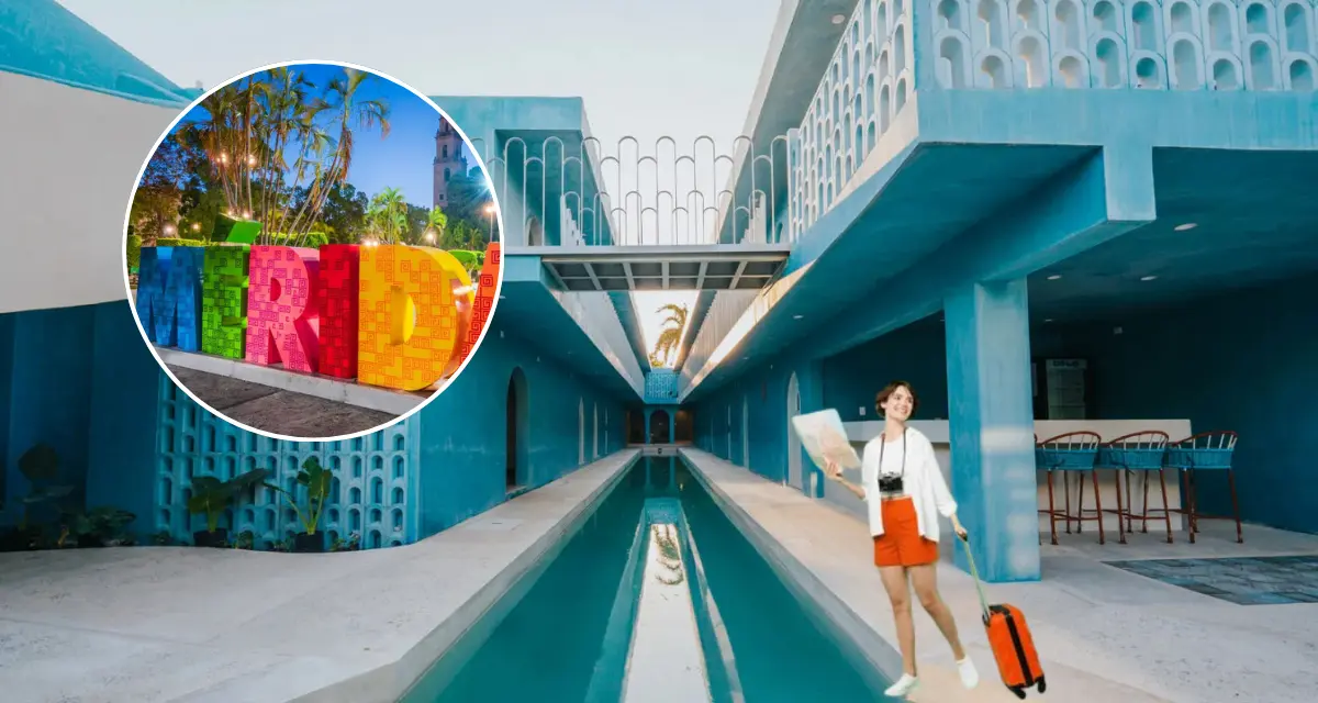Estos hoteles llenos de color y personalidad son ideales para explorar en Mérida. Foto: Cortesía.