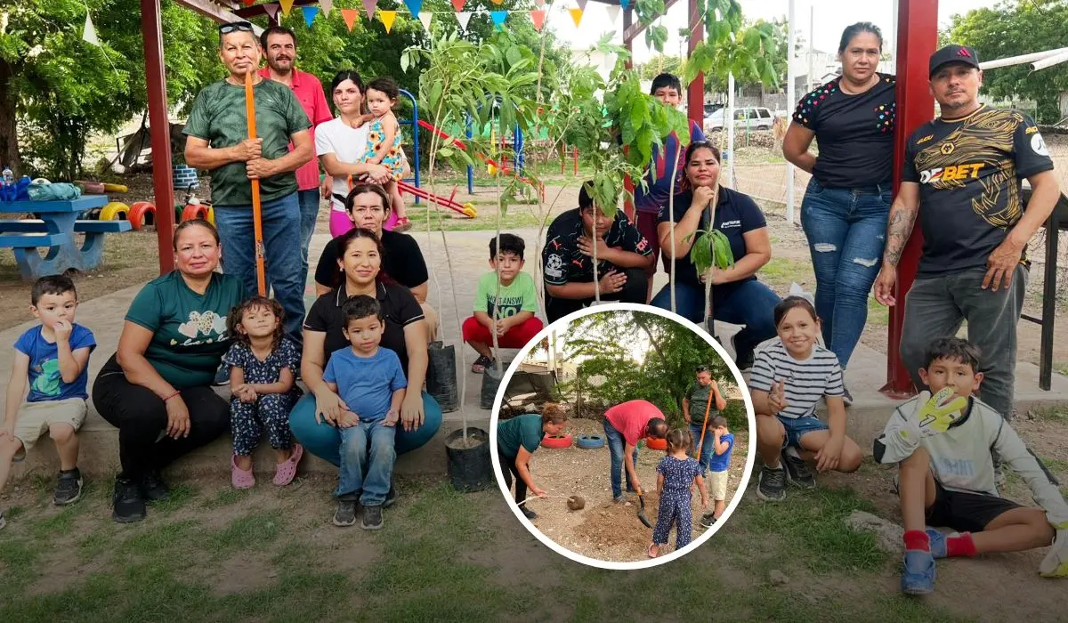 Cuando la comunidad se une, los sueños echan raíces en Culiacán. Parque Progreso Los Ayalés se llena de vida gracias a vecinos y familia futbolera. Foto: Cortesía