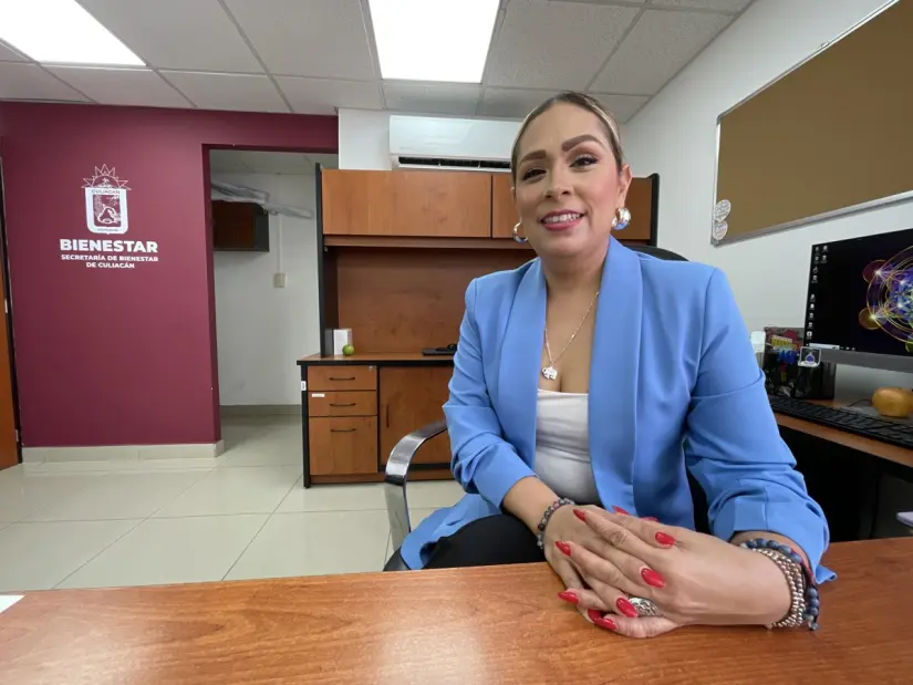 Aline Guerra García, titular de Bienestar de Culiacán. Foto: Lino Ceballos.