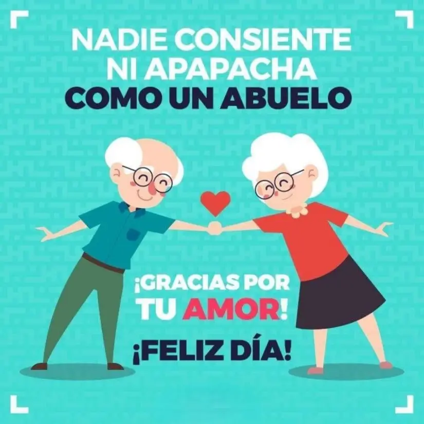 Feliz Día del Abuelo. Feliz Día del Abuelo. Foto: Pinterest