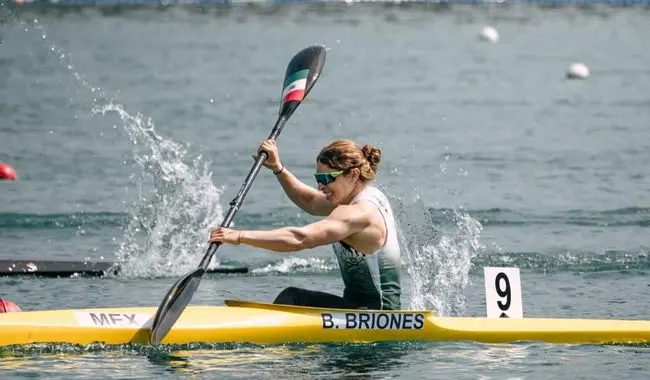 Beatriz Briones regresa a México con histórico octavo lugar en Mundial de Canotaje Milán 2025 Esta posición es un gran avance en este deporte para México. Foto: CONADE