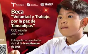 Beca Voluntad y Trabajo, por la paz de Tamaulipas: requisitos y documentación