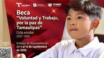 Beca Voluntad y Trabajo, por la paz de Tamaulipas: requisitos y documentación