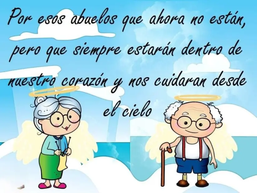 Feliz Día del Abuelo, para que ellos que se nos adelantaron en el camino Feliz Día del Abuelo, para que ellos que se nos adelantaron en el camino. Foto: Pinterest