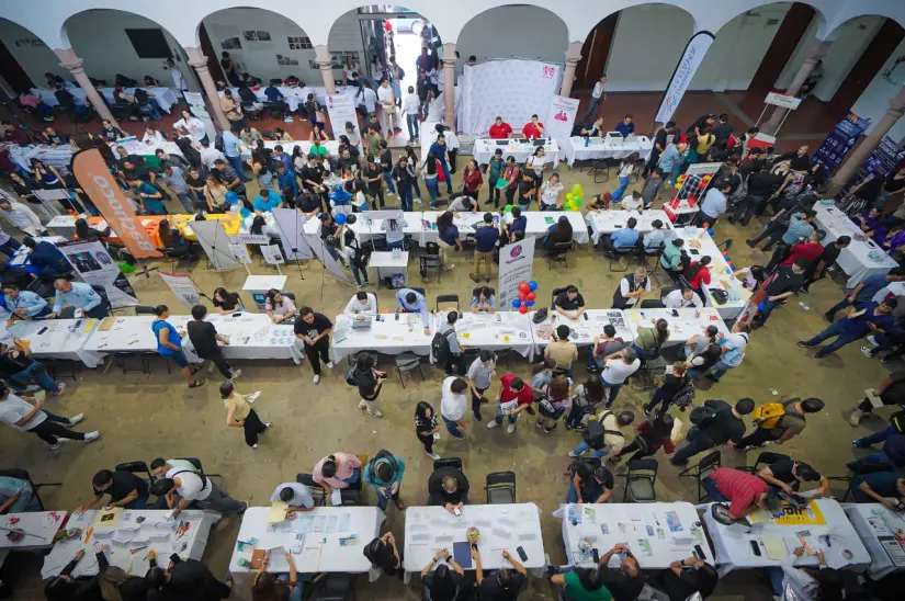 Inicia Feria Nacional del Empleo para juventudes en Culiacán Se ofrece sueldos de hasta $30 mil pesos. Foto: Gob. de Sinaloa