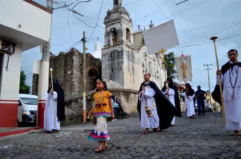 El 8 de septiembre en Tepoztlán, Morelos, es una hermosa mezcla de lo indígena y lo colonial. Foto: cortesía.