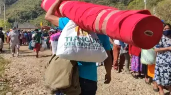 No sólo despensa: Tianguis del Bienestar entrega ropa, calzado, utensilios de cocina y más a miles de familias en Oaxaca y Guerrero