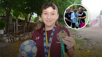 Estrella infantil del futbol: Kenia, la niña que juega con el corazón y ya es campeona nacional