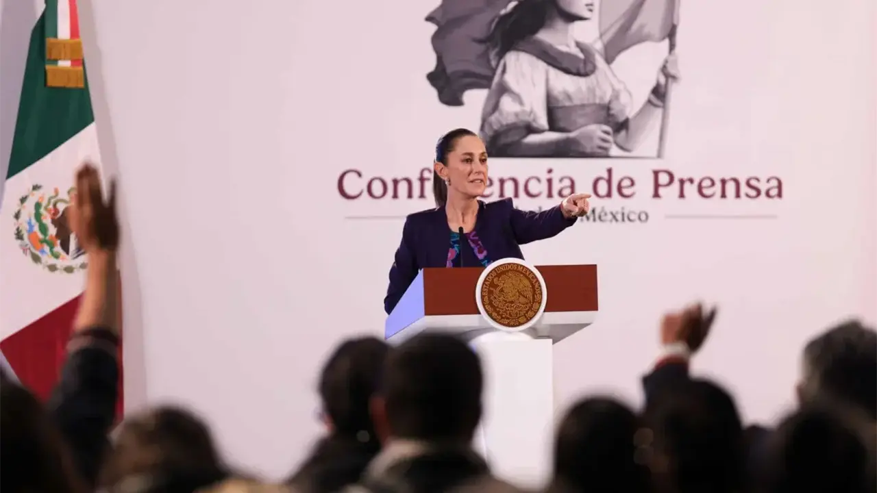 Claudia Sheinbaum. Foto. Mañanera del Pueblo.