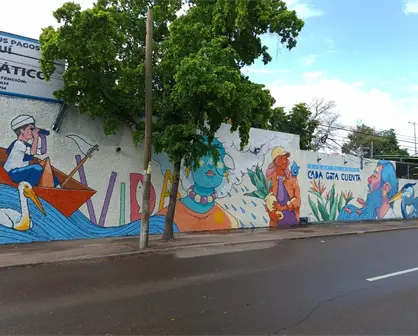 Inauguran mural “Cada Gota Cuenta” en Culiacán: un llamado artístico a cuidar el agua