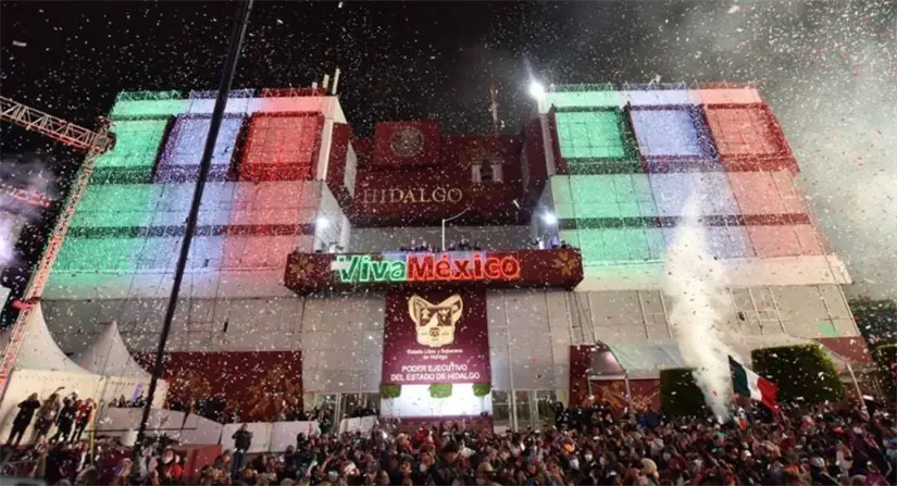 Plaza Juárez se prepara para el Grito de Independencia esta madrugada del 16 de septiembre. Foto: cortesía Plaza Juárez se prepara para el Grito de Independencia esta madrugada del 16 de septiembre. Foto: cortesía.