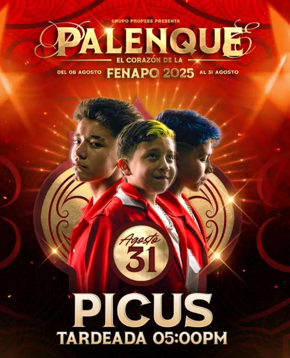 Grupo Picus estará en el Palenque de San Luis Potosí, también dando un gran cierre a esta feria potosina. Foto: cortesía Grupo Picus estará en el Palenque de San Luis Potosí, también dando un gran cierre a esta feria potosina. Foto: cortesía.