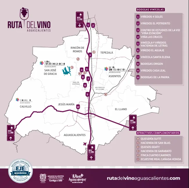 Ruta del Vino en Aguascalientes. Foto: cortesía Ruta del Vino en Aguascalientes. Foto: cortesía.