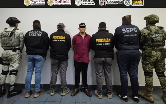 Capturan a integrantes de célula ligada a extorsiones, secuestros y homicidios en el Edomex
