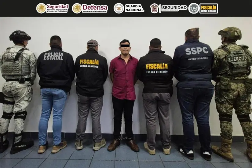 Detienen a 9 integrantes de célula criminal ligada a extorsiones en el Estado de México Detienen a 9 integrantes de célula criminal ligada a extorsiones en el Estado de México