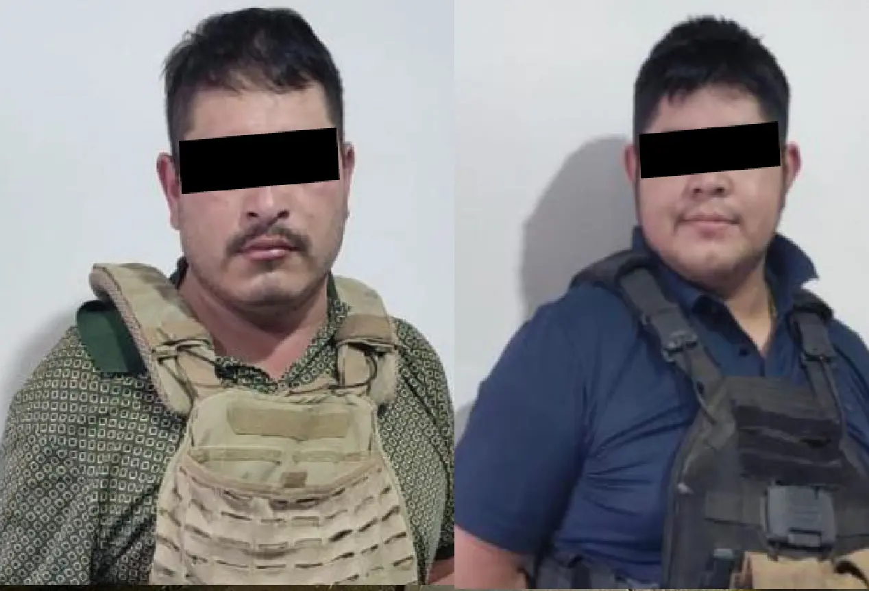 En el sector Bugambilias dos hombres fueron detenidos con armas de fuego.