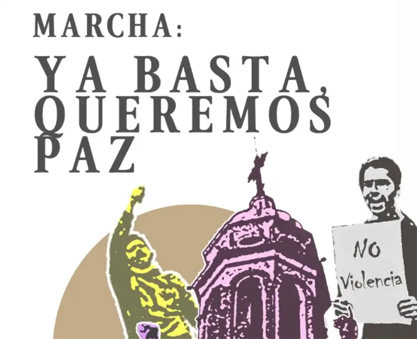 Invitan a gran marcha por la paz en Sinaloa La marcha será el 7 de septiembre. Foto: Redes sociales