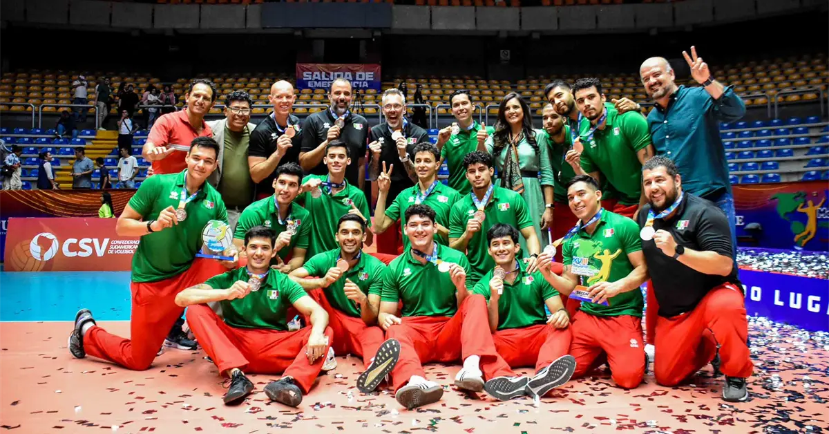 México se lleva la medalla de plata en Copa Panamericana de Voleibol de Sala